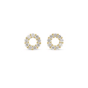 Emma diamant øreringe - 14 kt guld fra NURAN. Ø1050 054